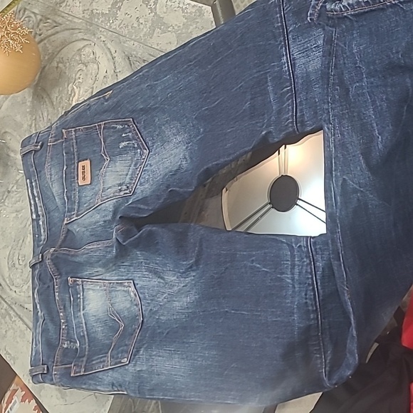 Guess DYLAN TAPERED LEG HELMET WASH DISTRESSED JEANS 34 EURO STYLE - Picture 12 of 15